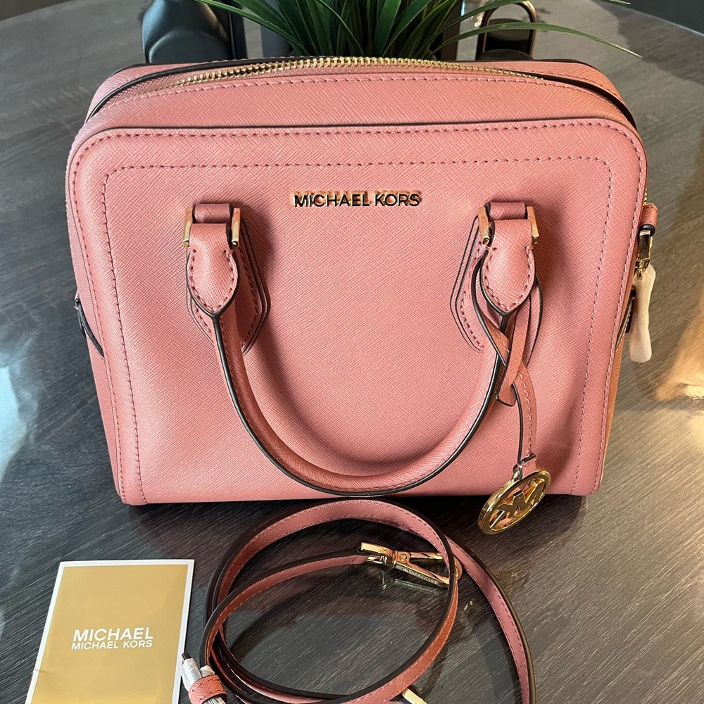 Michael Kors dark pink medium size bag